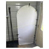 Arched White Back Drop
