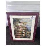 Large Framed Print: Grade Vista