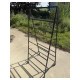 Triangular Metal Display Rack on Casters