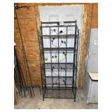 Fold up wire shelf - Bakers Rack