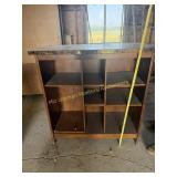 Wooden Bar Formica top with foot rail