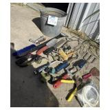 Metal Bucket for of Misc. Tools , paint supplies