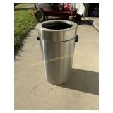Chrome Trash Can 26" Tall
