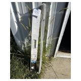 1" mini blinds 43" W x 64" L, adjustable curtain
