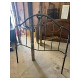 Ornate Metal head board for bed