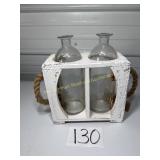 Oak Street Wholesale rustic white double glass