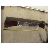Wooden Bed Side Rails only 77" long