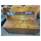 Wooden Toy Chest/Bench