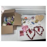 Ribbon, Beaded Garland, Valentine