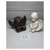 Two Ceramic Angels