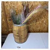 Nail Keg full of tall florals