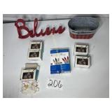 5 Boxes of Faux Crystal Angle Ornaments,