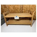 2 Tiered Wood Riser