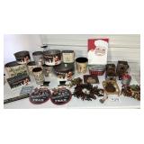 Tote: Christmas Decor, Metal Buckets and C