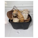 Tote of Various Baskets