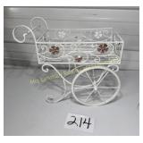 Small White Flower Flower Cart