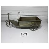 Metal Tricycle flower cart