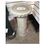 Cement Bird Bath Base