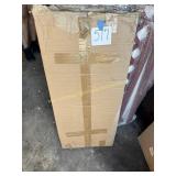 New White unassembled buffet table