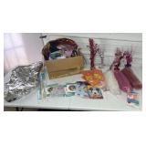 Balloons, Table Covers, Mesh Rope, Balloon Weights