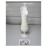 Vintage Fenton hobnail Swung Vase unmarked