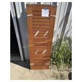 Wood slatted Bench