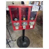 Metal 3 Compartment Vending Machine