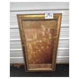 Textured Gold Framed Flower Print