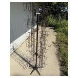 Metal Wire Spinning Greeting Card Display Rack