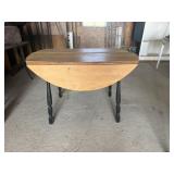 Drop Leaf Table Natural Wood top