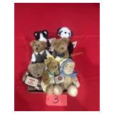 Flat of 7 Boyd's bears Angela Keepsafe, Shay