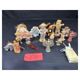 Resin figurines, misc.