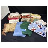Box full of Tableclothes and Placemats