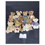 Lot of 18 Boyds Bears