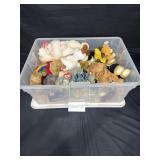 Tote of ty bears, cats, dogs, 1 Gund included