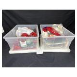2 Totes of Christmas, misc.