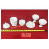 Lot of Westmoreland, lidded candy, 2