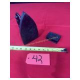 Cast iron Sad Iron, Cast iron matchbox holder