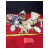 Lot (6) of Boyds Bears