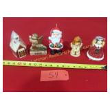 Lot of Vintage Christmas candles
