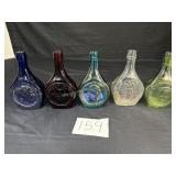 5 Wheaton Bottles