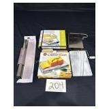 Italian pizza cutter, 2 cheese cutters one is