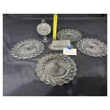 Fostoria Jelly With Cover, Covered Butter Dish, 4