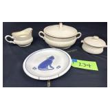 Pfaltzgraff cat plate,  2 pcs. of Floral