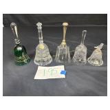 5 Glass Bells, European Collection (Germany),