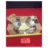 (3) Boyd's Bears, (2) Gift Bags, Bear notepad