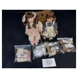Yesterday's Child: 2 Dolls, Figurines