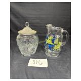 Glass canister, Heritage Collector Series from