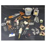 Galvanized Tub, Small Wind Chimes, Box of Wind