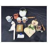 Set of 6 drinking cups and Apple snack sets